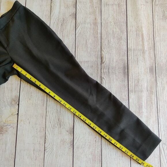 Halogen slim leg zip hem ankle pants charcoal gray sz 4P - Picture 9 of 14